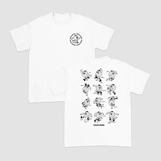 MASCOT STUNTS T-SHIRT - WHITE