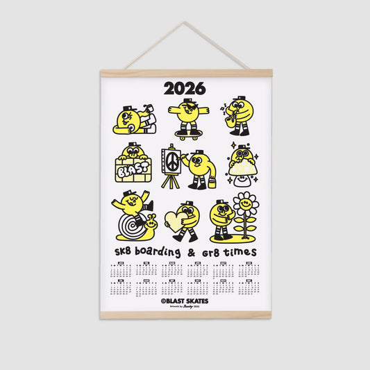 2026 CALENDAR A2 CANVAS PRINT