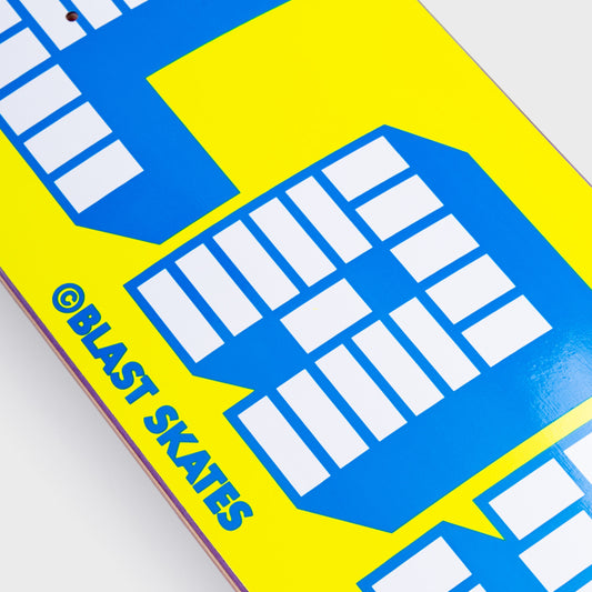 8.25" BLAST BLOCKS DECK (YELLOW)