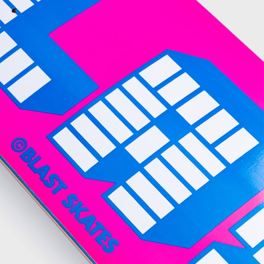 8.5" BLAST BLOCKS DECK (PINK)