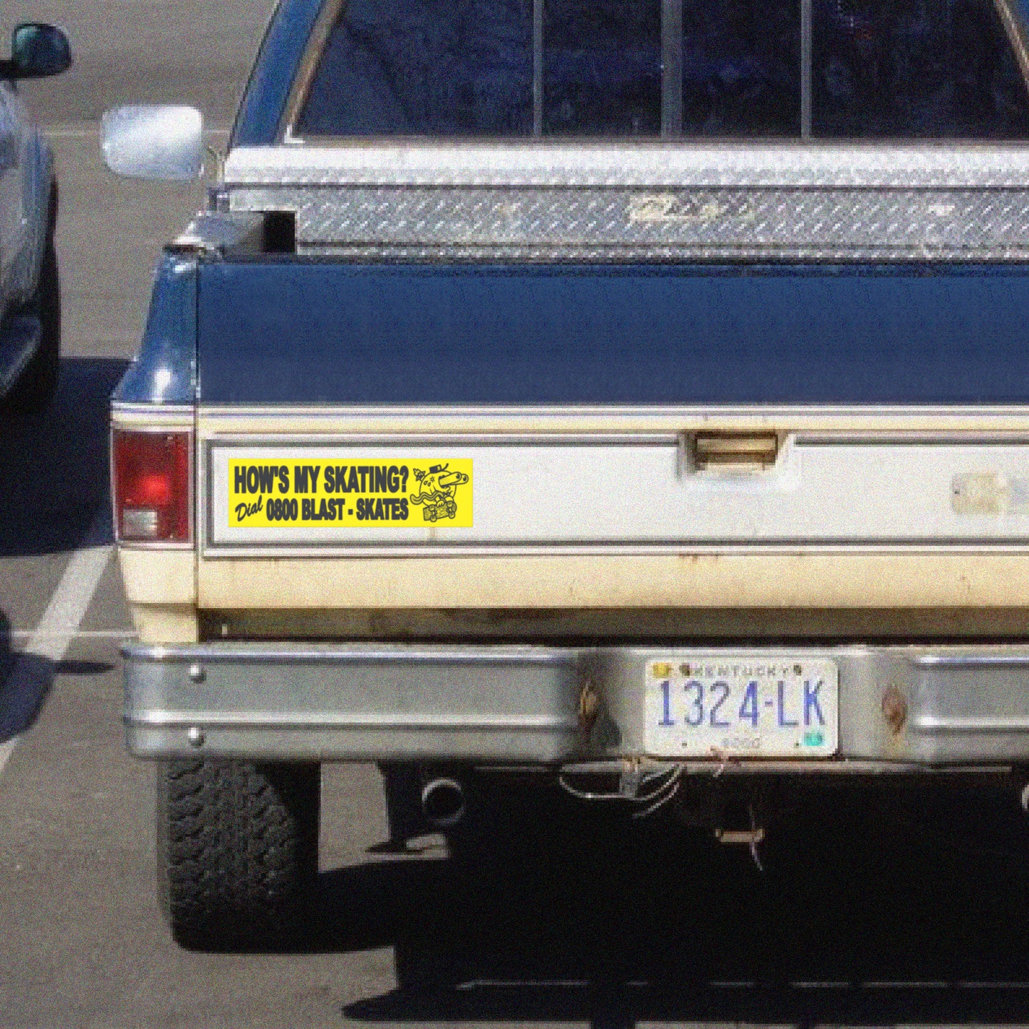ACID BLASTER BUMPER STICKER