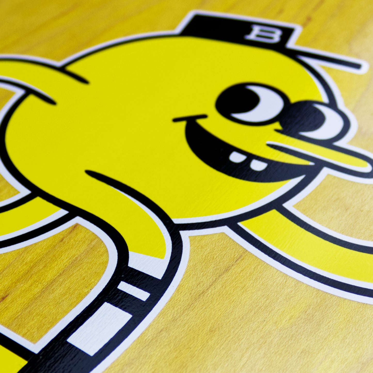 YELLOW STAIN MASCOT LOGO DECK