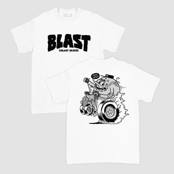 BLAST SKATES Tシャツ ホワイト Lサイズ TEAM BLAST T-SHIRT – Blast Skates