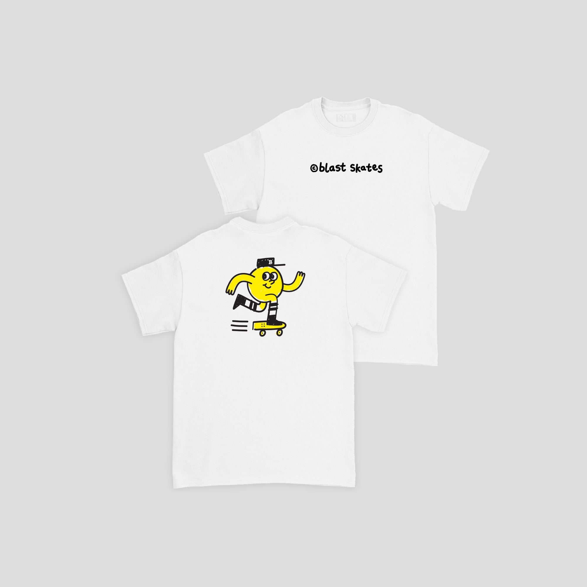 KIDS MASCOT LOGO T SHIRT Blast Skates kids-mascot-logo-t-shirt-blast-skates